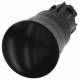 Siemens 3SU10001HB100AA0 mushroom push button 22mm round black rotary release