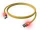 ZVK EasyLan copper patch cable Cat6EA LED Cat 6 shielded yellow 7.5m CS1OYCDCD0075