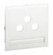 Schneider Electric 5970110 Schneider ZentralplatteAntennensteckdose 3-Loch (R+TV+SAT)