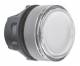 Schneider Electric ZB5AH0183C0 Schneider illuminated pushbutton, front, latching, for insert plate, white