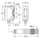 Turck VS8LEJQ opto sensor, through-beam sensor, laser transmitter 3803483