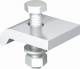 OBO Bettermann 6355447 OBO KWS 25 A2 Klemmwinkel mit Sechskantschr.h =25mm 60x50 A2 