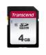 Flash SecureDigitalCard (SD) 4 GB – Transcend 300S