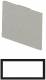 Moeller 038074 EATON 02SQ25 Einlegeschild blanko alu 38074