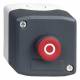 Schneider Electric XALD112 Schneider Gehäuse 1Drucktaster 1Ö Bez.O flach rot