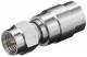 Goobay 11770 FME-Stecker>SMA-Stecker - mit Gold Pin