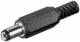 Goobay 11139 DC Stecker mit Knickschutz - Bohrung 1,7 x 5,5 mm
