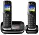 Panasonic 91670 KX-TGJ322GB DECT Telefon, mit AB DUO schnurlos schwarz