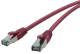 RED Patchkabel Cat.6a rot 0,25m S/FTP, AWG 27/7, 2713-13-0089