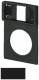 Moeller 046184 EATON Q25TS-01 support plate m.Einlegeschild blank black 046 184