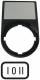 Moeller 216486 EATON M22S-ST-X93 button additional label holder I 0 II 