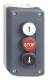 Schneider Electric XALD326 housing, +3 button 