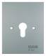 Jung 6.28WUG Metal cover without symbols, 6:28 WU G 125x100 mm