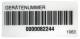 Ch. Beha 1063 Beha barcode stickers roll of 250 in , for Multitester 0701/0702