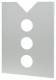 Siemens Schaltplantasche 8GK9910-0KK22 ALPHA A3 Stahlblech t=10mm