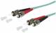 Metz Connect 151J1AOAO20E BTR OpDAT Patchkabel OM3 2xST/2xST MM 2m aqua I-V(ZN)H 50/125