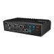 ADVANTECH UBX-210K-BEU01 UBX-210K, USB, USB-C, RS232, BT, Ethernet, Wi-Fi, Intel Core i3, 10 IoT Enterprise, black, red
