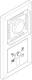 Eff Eff Fritz Fuss 1380-12-2--3500 EFF Ft-Up Termina Nott. and key 1385Es2 Gira E2 Alu