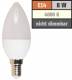 LED candle lamp McShine, E14, 8W, 600lm, 160°, 4000K, neutral white, Ø37x105mm