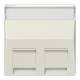 Jung A569-30BFPL cover label for adapter 30° break. AS series white