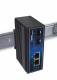 ALLNET Switch unmanaged industrial 4 Port Gigabit 180W / 2x PoE bt / 2x SFP / fanless / DIN / IP40 / ALL-SGI8004P