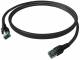 ZVK CP1OSASAS0030 EasyLan copper patch cable DualBoot Kat 6A shielded black 03.0m