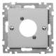 Merten 468960 Central plate for audio XLR, aluminum 