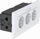 OBO Bettermann 6119434 SDE-RW D0GN3B outlet unit, module 45,3fach 84x185x59mm minzgn