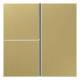 Jung ME2403TSAC Tastensatz 3fach kpl LS/FD-design Messing classic