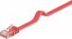 Goobay 96400 CAT 6 Flach-Patchkabel, U/UTP, Rot - Kupfermaterial