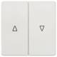 Siemens 5TG6214 rocker titanium white 2-fold with Sybolen