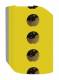 Schneider Electric XALK05 Schneider Leergehäuse 5Bohrungen Kunststoff Deckel gelb