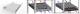 Vertive (Knürr) zub. SwitchTube 48,3 cm ( 19 inch ) 2U for 1U switch back-to-front, t=600-740, black