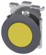 Siemens 3SU10600JB300AA0 push button 30mm round metal matt yellow