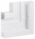 Hager BRA6521059016 flat angle base profile aluminum 68x170mm OT80mm traffic white