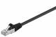 Goobay 68671 CAT 5e Patchkabel, SF/UTP, Schwarz - CCA Kupfergemisch
