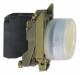 Schneider Electric XB4BP51 pushbutton with protective cap