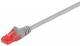 Goobay 95591 CAT 6 Patchkabel, U/UTP, Grau - CCA Kupfergemisch