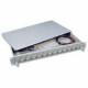 LWL-Patchpanel Spleisbox,48,3 cm ( 19 inch ), 24xLC-Duplex, 50/125um, OM4, ausziehbar, Pigtails abgesetzt