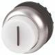 Moeller 216807 EATON M22 DRLH-W-X1 illuminated pushbutton, bright white labels