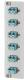 Metz Connect 15024A7706-E BTR OpDAT REGpro Front 3HE 7TE 6xLC-D OM3 (ceramic aqua)