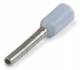RED wire end sleeves DIN 46228 part 4 0.25qmm 6mm insulated light blue