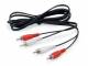Equip Audiokabel 2xRCA/2xRCA St/St 2.50m schwarz Polybeutel