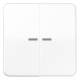 Jung CD595KO5BFWW Rocker switch control for serial, CD 595 WW KO5BF alpine white