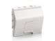 Equip Frontplatte 1xKeystone French abgew. 45x45mm RAL9010 Polybeutel