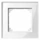 Merten 489119 M-PLAN real glass frame 1f brilliant white