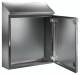Rittal 1302600 HD Compact enclosure, WHD: 220x350(H1)x437(H2)x155 mm, Stainless steel 1.4301, with mounting plate, with hinged door and silicone seal