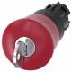 Siemens 3SU10001HF200AA0 emergency stop mushroom, pushbutton 22mm round red m.RONIS