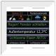 Issendorff 30229 LCN - GTS4DW glass color display frameless, 2.8 inch, white, m.4 keys integr.TS 