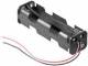 Goobay 11741 Batteriehalter , 8x Mignon ''AA'' - mit Druckknopfanschluß